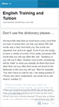 Mobile Screenshot of englishtraininginmalaysia.wordpress.com