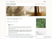 Tablet Screenshot of donnamesser.wordpress.com
