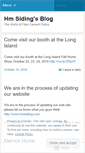 Mobile Screenshot of hmsiding.wordpress.com