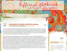 Tablet Screenshot of differentclockwork.wordpress.com