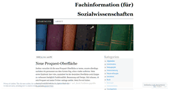 Desktop Screenshot of fachinformation.wordpress.com