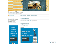Tablet Screenshot of blueberrycheesecake.wordpress.com