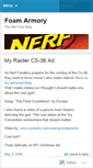 Mobile Screenshot of foamarmory.wordpress.com