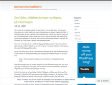 Tablet Screenshot of metametamorfosen.wordpress.com