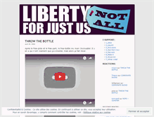 Tablet Screenshot of libertyforjustus.wordpress.com