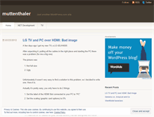 Tablet Screenshot of muttenthaler.wordpress.com