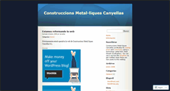 Desktop Screenshot of canyellas.wordpress.com