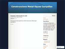 Tablet Screenshot of canyellas.wordpress.com