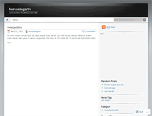 Tablet Screenshot of bursaniagartv.wordpress.com