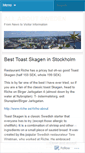 Mobile Screenshot of livefromsweden.wordpress.com