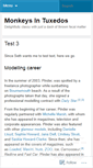 Mobile Screenshot of monkeysintuxedos.wordpress.com