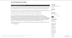 Desktop Screenshot of jaredsugerman.wordpress.com