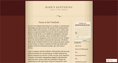 Desktop Screenshot of barbsbantering.wordpress.com