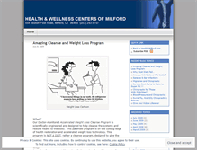 Tablet Screenshot of healthymilford.wordpress.com