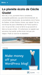 Mobile Screenshot of cecilegladel.wordpress.com