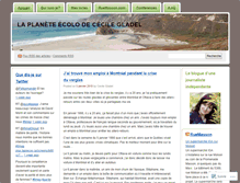 Tablet Screenshot of cecilegladel.wordpress.com