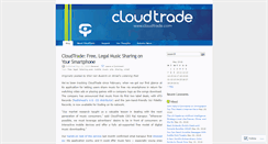 Desktop Screenshot of cloudtrade.wordpress.com