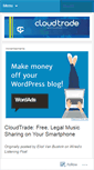 Mobile Screenshot of cloudtrade.wordpress.com