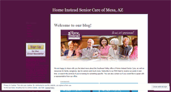 Desktop Screenshot of homeinsteadeastvalleyaz.wordpress.com