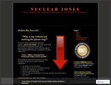 Tablet Screenshot of nuclearjones.wordpress.com