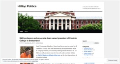 Desktop Screenshot of hilltoppolitics.wordpress.com
