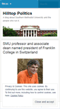 Mobile Screenshot of hilltoppolitics.wordpress.com