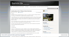 Desktop Screenshot of hespegarden.wordpress.com