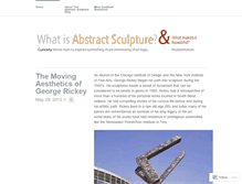 Tablet Screenshot of abstractsculpture.wordpress.com