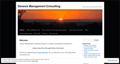 Desktop Screenshot of genesismc.wordpress.com