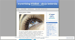 Desktop Screenshot of hyabak.wordpress.com