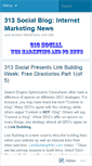 Mobile Screenshot of 313social.wordpress.com
