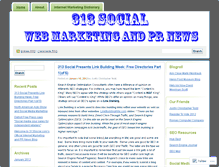 Tablet Screenshot of 313social.wordpress.com