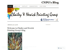 Tablet Screenshot of paintinggroup.wordpress.com