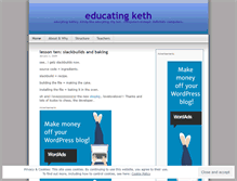 Tablet Screenshot of educatingkethry.wordpress.com