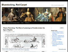 Tablet Screenshot of bluestockingredcarpet.wordpress.com