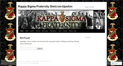 Desktop Screenshot of kappasigmatu.wordpress.com