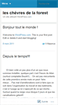 Mobile Screenshot of chevresdelaforest.wordpress.com