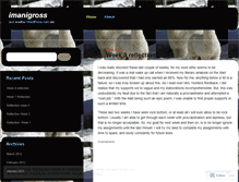 Tablet Screenshot of imanigross.wordpress.com