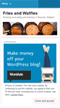Mobile Screenshot of friesandwaffles2010.wordpress.com