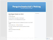 Tablet Screenshot of penguincheatsclub.wordpress.com