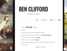 Tablet Screenshot of benjclifford.wordpress.com