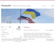 Tablet Screenshot of ohpancake.wordpress.com