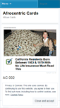 Mobile Screenshot of afrocentriccards.wordpress.com