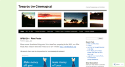 Desktop Screenshot of cinemaprogrammingandexhibition.wordpress.com