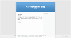 Desktop Screenshot of narendrajain.wordpress.com