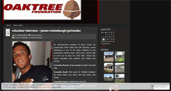 Desktop Screenshot of oaktreefoundation.wordpress.com