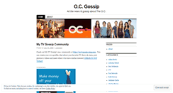 Desktop Screenshot of ocgossip.wordpress.com