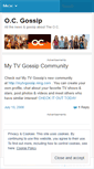 Mobile Screenshot of ocgossip.wordpress.com
