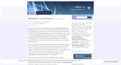 Desktop Screenshot of politikzweipunktnull.wordpress.com