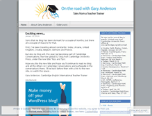 Tablet Screenshot of internationalteachertrainer.wordpress.com